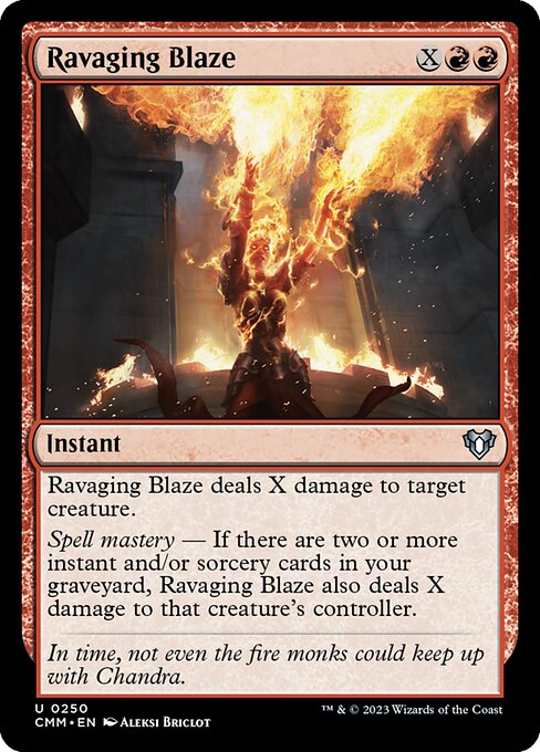 CMM: Ravaging Blaze (Foil)