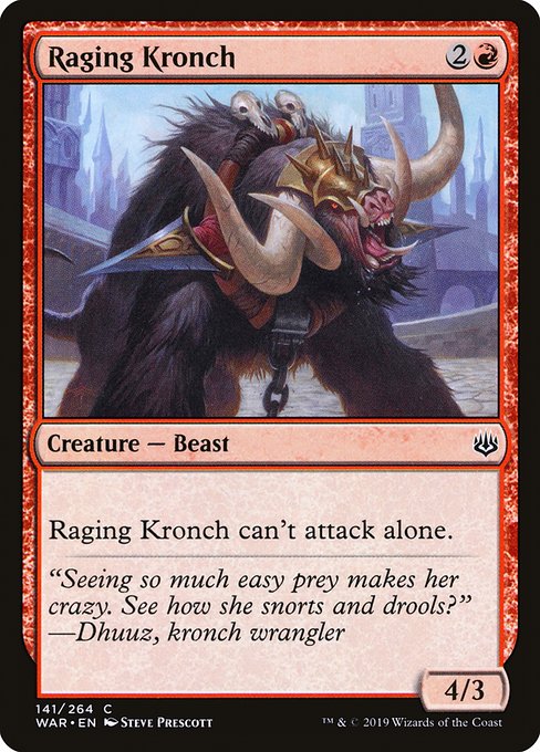 WAR: Raging Kronch