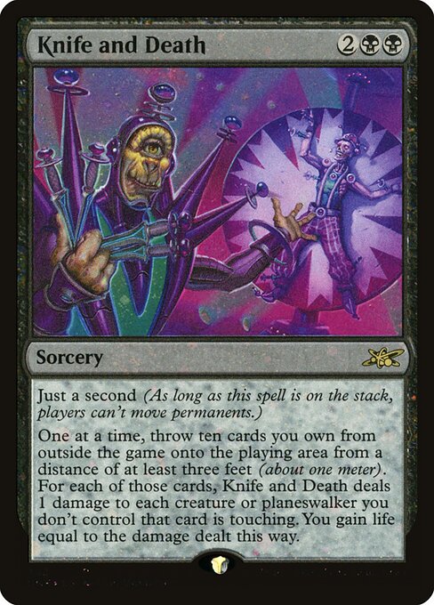 UNF: Knife and Death (Galaxy Foil)
