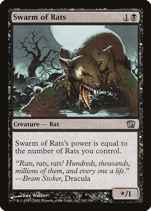 8ED: Swarm of Rats (Foil)