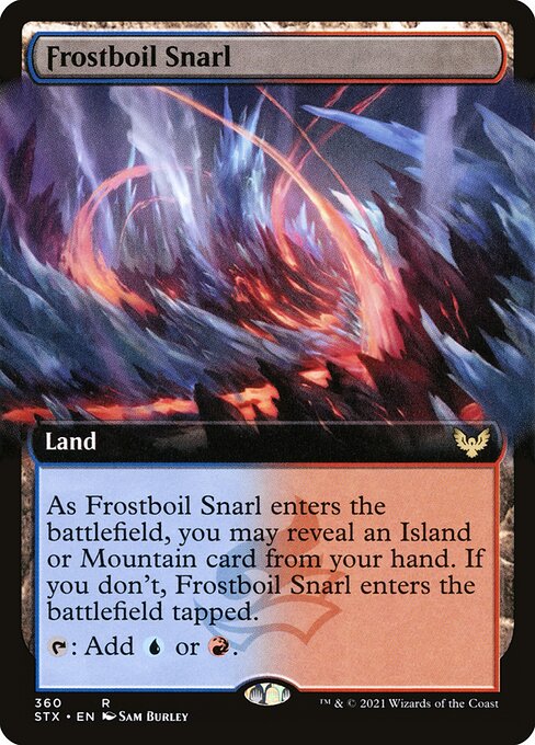STX: Frostboil Snarl (Extended Art) (Foil)