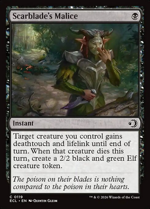 ECL: Scarblade's Malice (Foil)