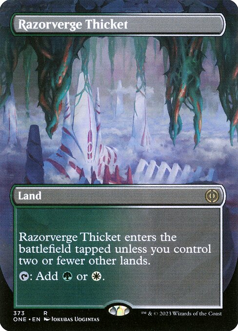 ONE: Razorverge Thicket (Borderless)
