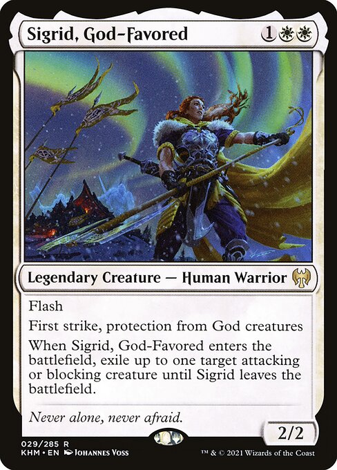KHM: Sigrid, God-Favored (Foil)