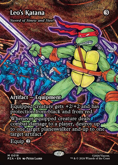 PZA: Leo's Katana - Sword of Sinew and Steel (Borderless)