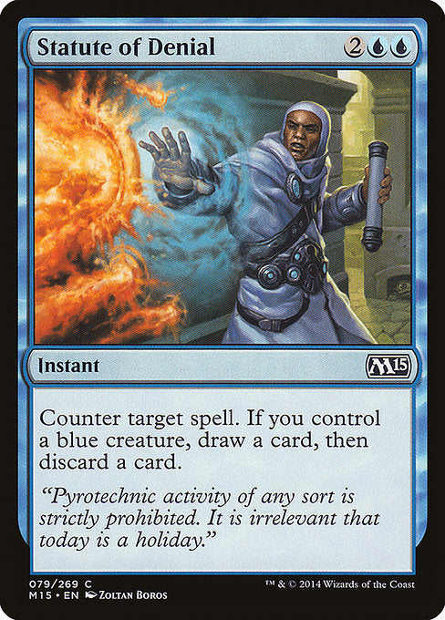 M15: Statute of Denial (Foil)