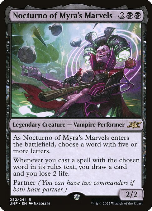 UNF: Nocturno of Myra's Marvels