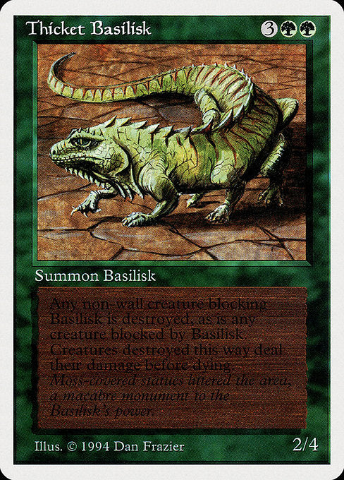 SUM: Thicket Basilisk