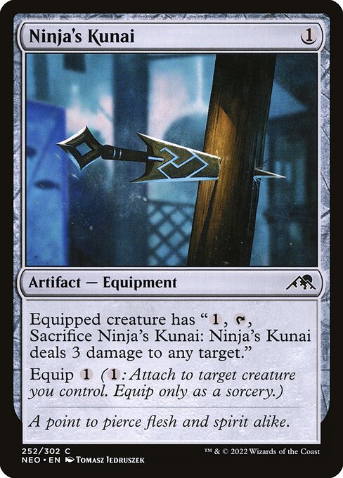 NEO: Ninja's Kunai (Foil)