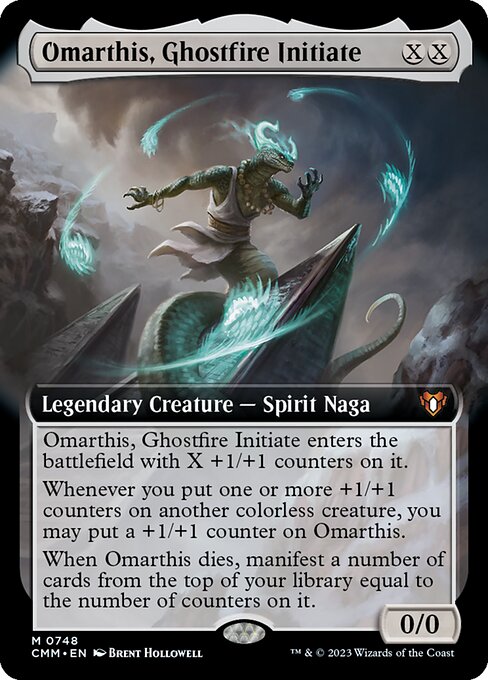 CMM: Omarthis, Ghostfire Initiate (Extended Art) (Foil)