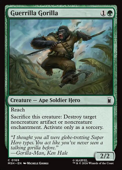 MSH: Guerrilla Gorilla