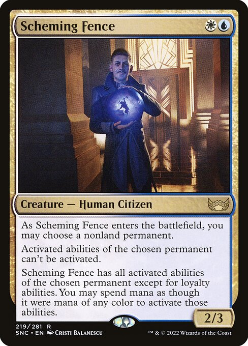 SNC: Scheming Fence