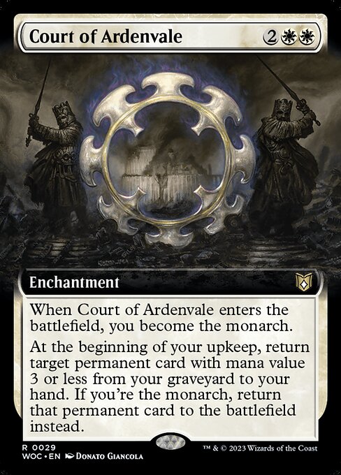 WOC: Court of Ardenvale (Extended Art) (Foil)
