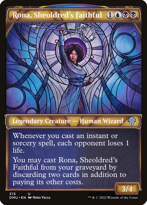DMU: Rona, Sheoldred's Faithful (Showcase) (Foil)