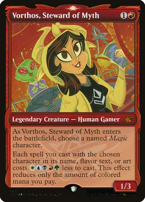 UNF: Vorthos, Steward of Myth (Showcase) (Galaxy Foil)