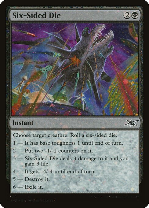 UNF: Six-Sided Die (Galaxy Foil)