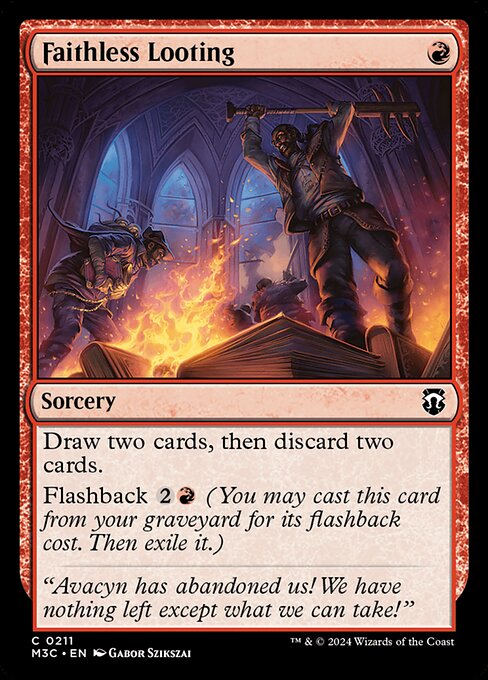 M3C: Faithless Looting (Foil)