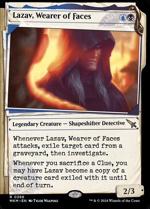 MKM: Lazav, Wearer of Faces (Showcase) (0366) (Foil)