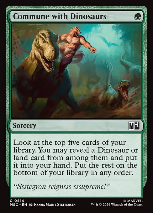 MSC: Commune with Dinosaurs
