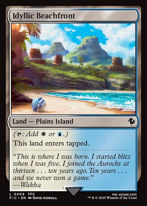 FIC: Idyllic Beachfront (Foil)