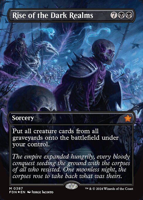 FDN: Rise of the Dark Realms (Borderless) (Mana Foil)