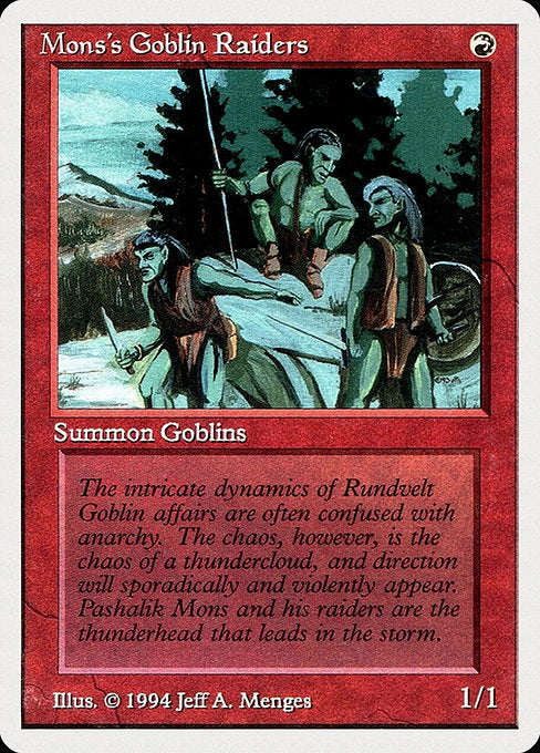 SUM: Mons's Goblin Raiders
