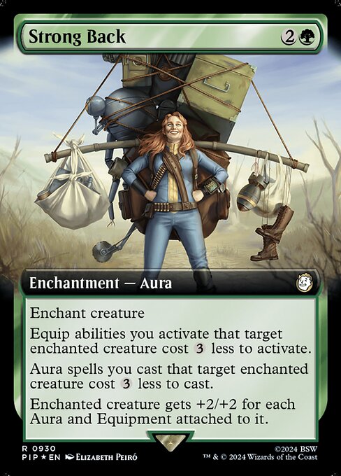 PIP: Strong Back (Extended Art) (Surge Foil)