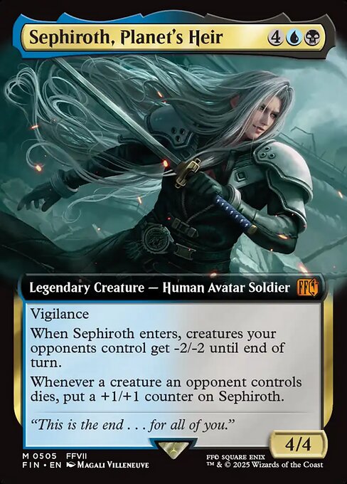FIN: Sephiroth, Planet's Heir (Extended Art)