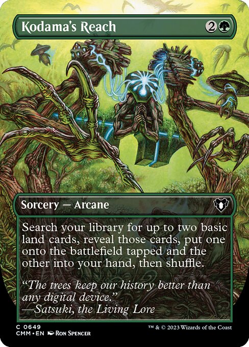 CMM: Kodama's Reach (Borderless) (Foil)
