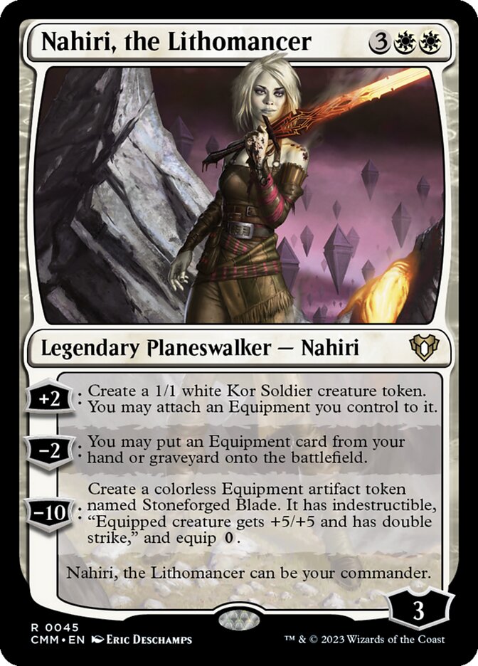 Nahiri, the Lithomancer [Foil] :: CMM