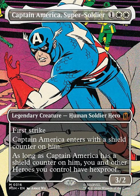 MSH: Captain America, Super-Soldier (Borderless) (0316)