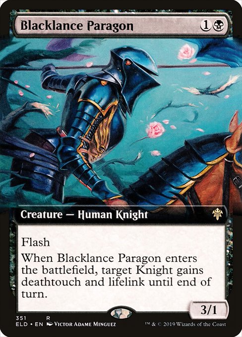ELD: Blacklance Paragon (Extended Art) (Foil)