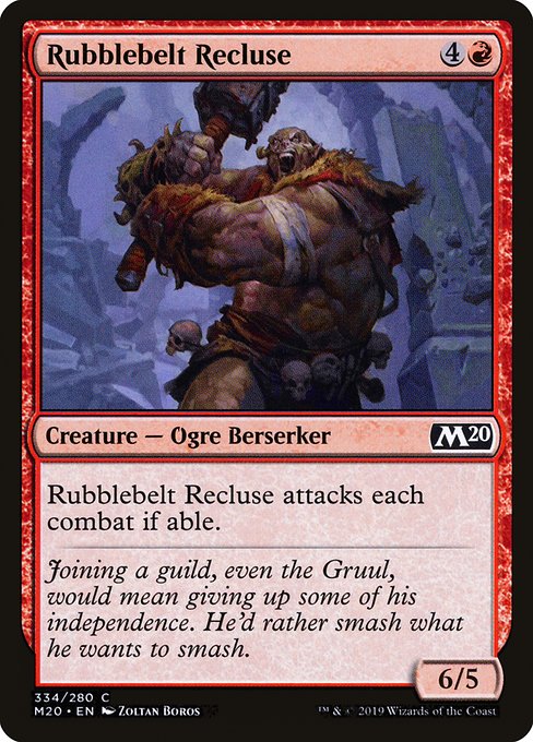 M20: Rubblebelt Recluse