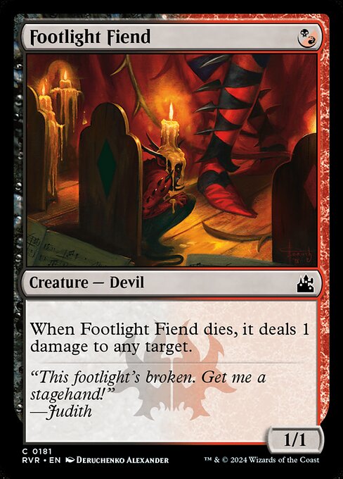 RVR: Footlight Fiend