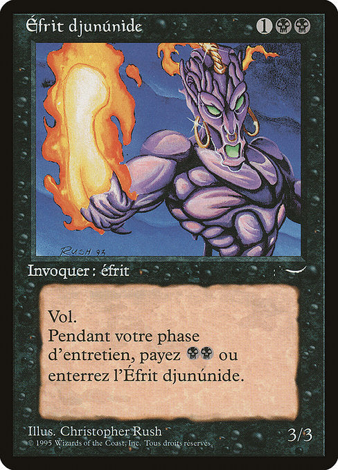 REN: Junun Efreet (French)- "Efrit djununide"