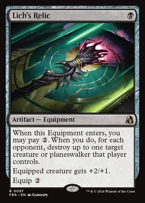 FRA: Lich's Relic