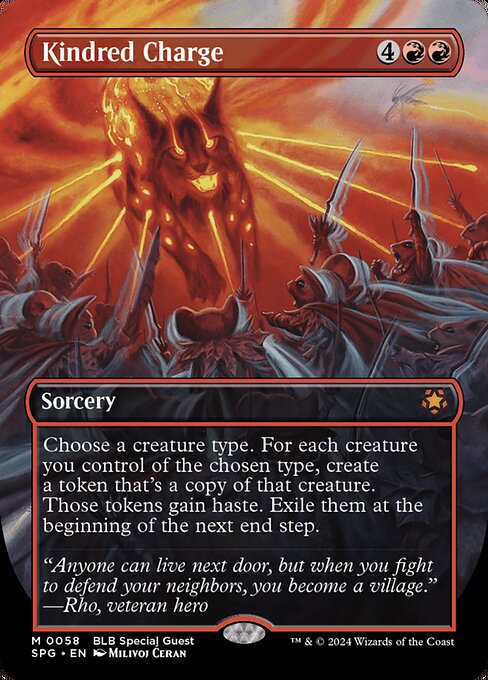 SPG: Kindred Charge (Borderless) (Foil)