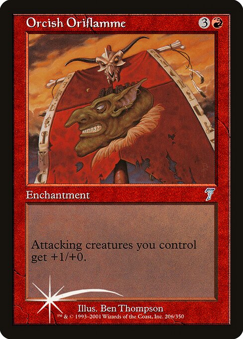 7ED: Orcish Oriflamme (Foil)