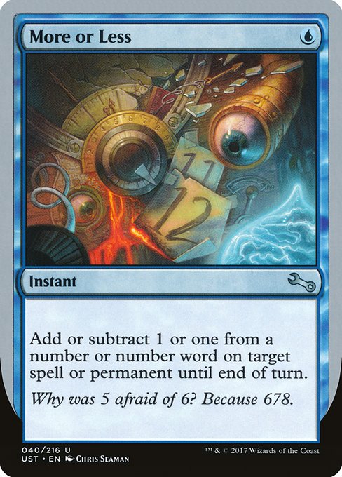 UST: More or Less