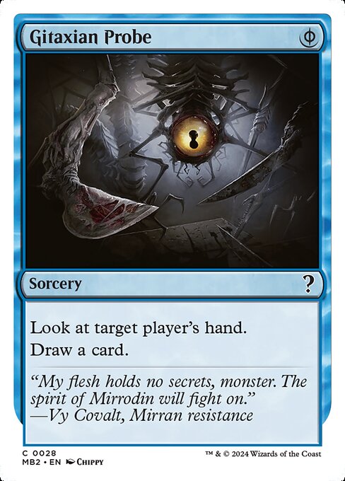 MB2: Gitaxian Probe (White Border)