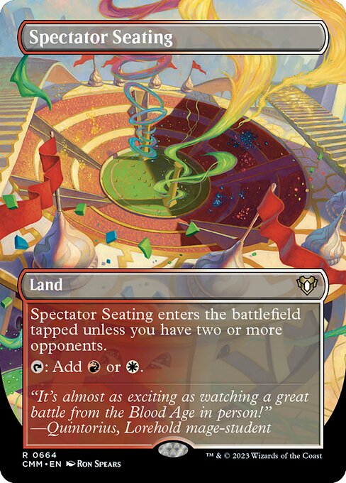 CMM: Spectator Seating (Borderless) (Foil)