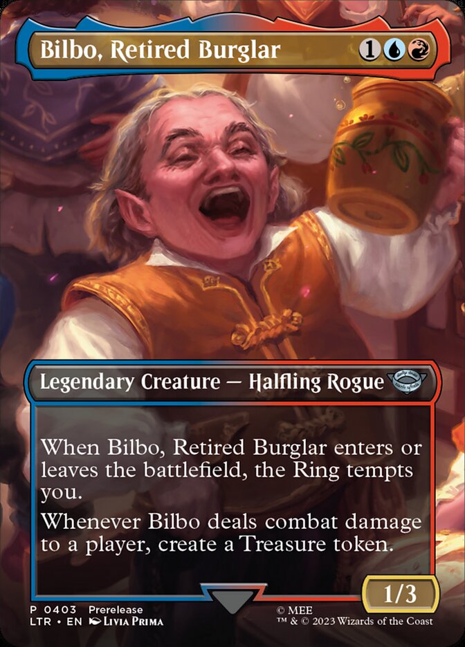 Bilbo, Retired Burglar (Borderless) [Foil] :: LTR
