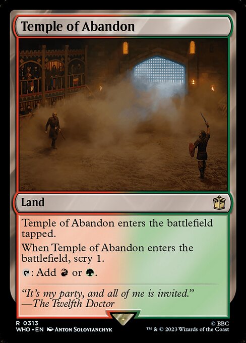 WHO: Temple of Abandon (Foil)