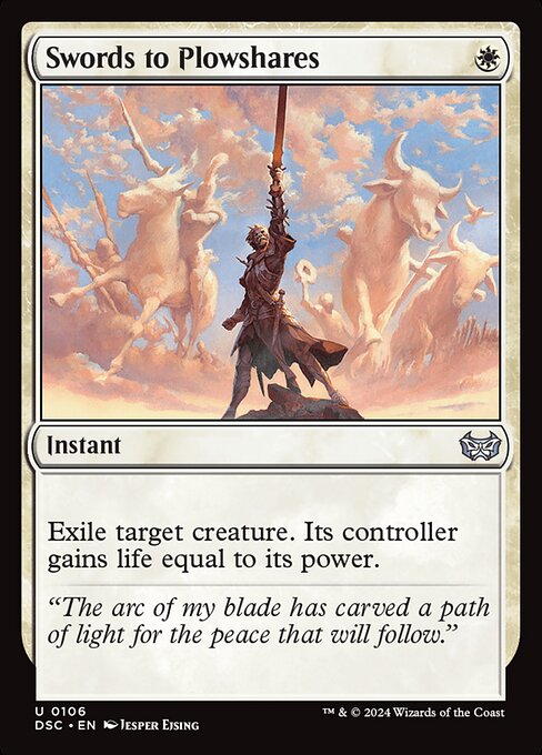 DSC: Swords to Plowshares