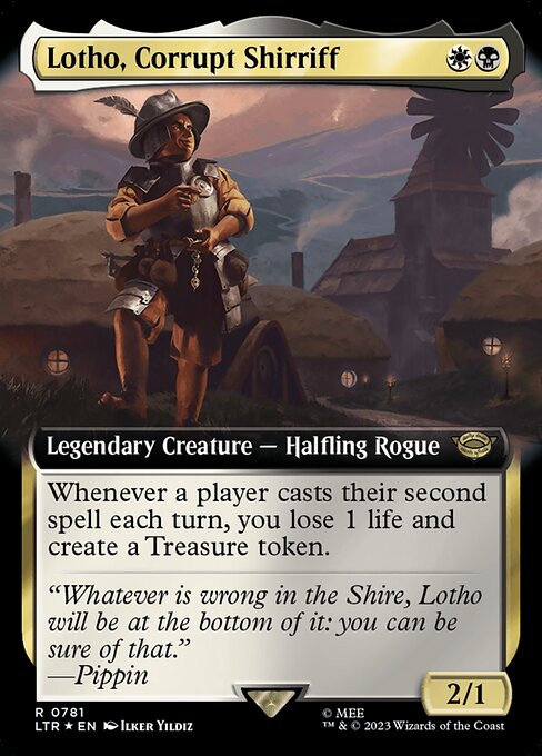 LTR: Lotho, Corrupt Shirriff (Extended Art) (Surge Foil)