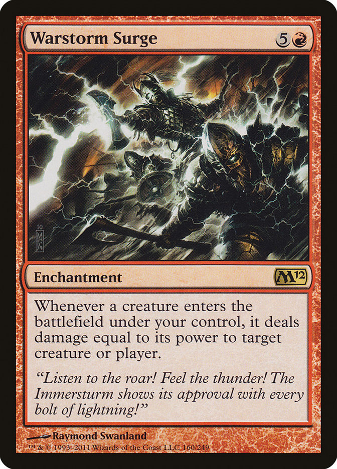 Warstorm Surge [Foil] :: M12