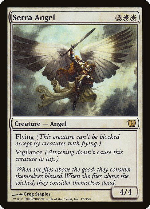 9ED: Serra Angel (Foil)