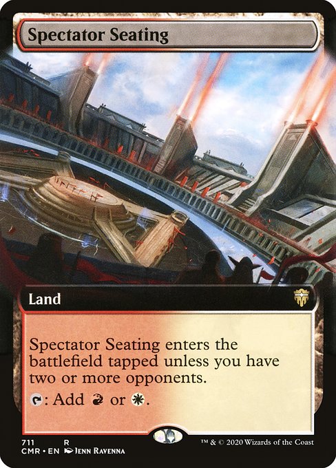 CMR: Spectator Seating (Extended Art) (Foil)