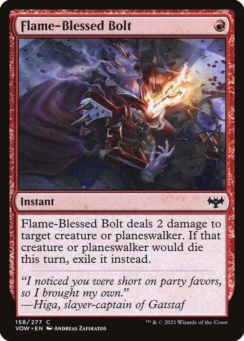 VOW: Flame-Blessed Bolt (Foil)