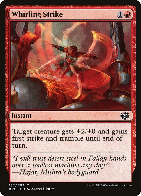 BRO: Whirling Strike (Foil)